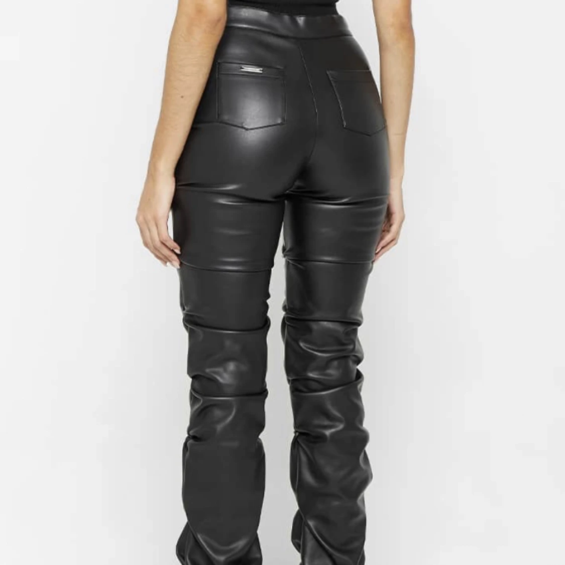 Läder byxor