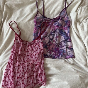 Mesh linnen - Två jätte fina mesh linnen i fina färger💕sällan använda och i fint skick. ⚠️Endast den rosa med hjärtan finns kvar⚠️