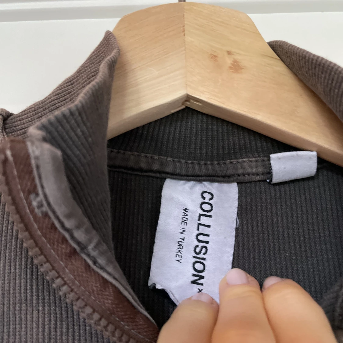 Höstig Zip up tröja/ kofta - 91