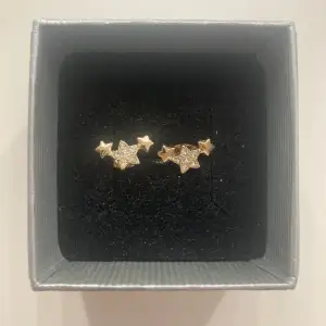 Örhängen i guld med stjärnor