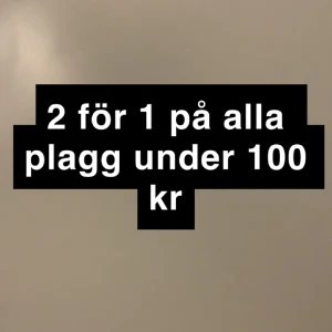 2 för 1  - Passa på innan dom tar slut 🤍