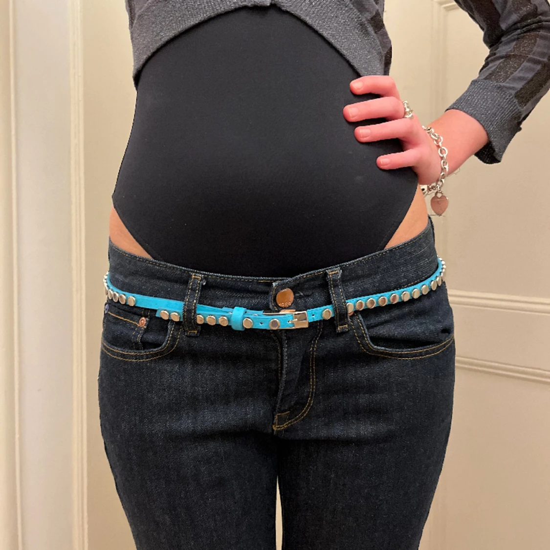 Skitsnyggt blått bälte😊 - 90