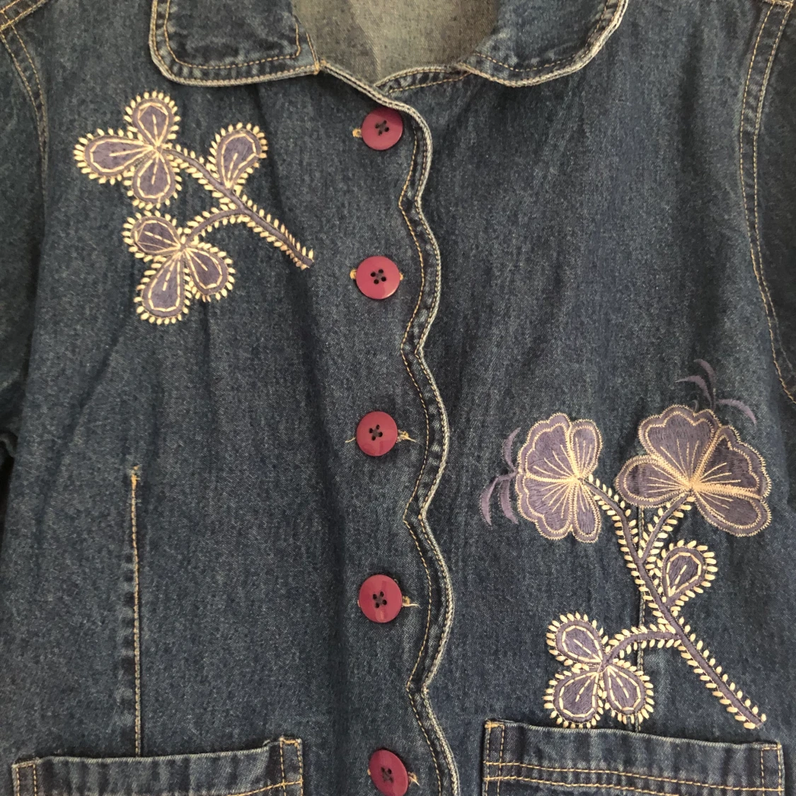 Vintage jeansjacka  - 90