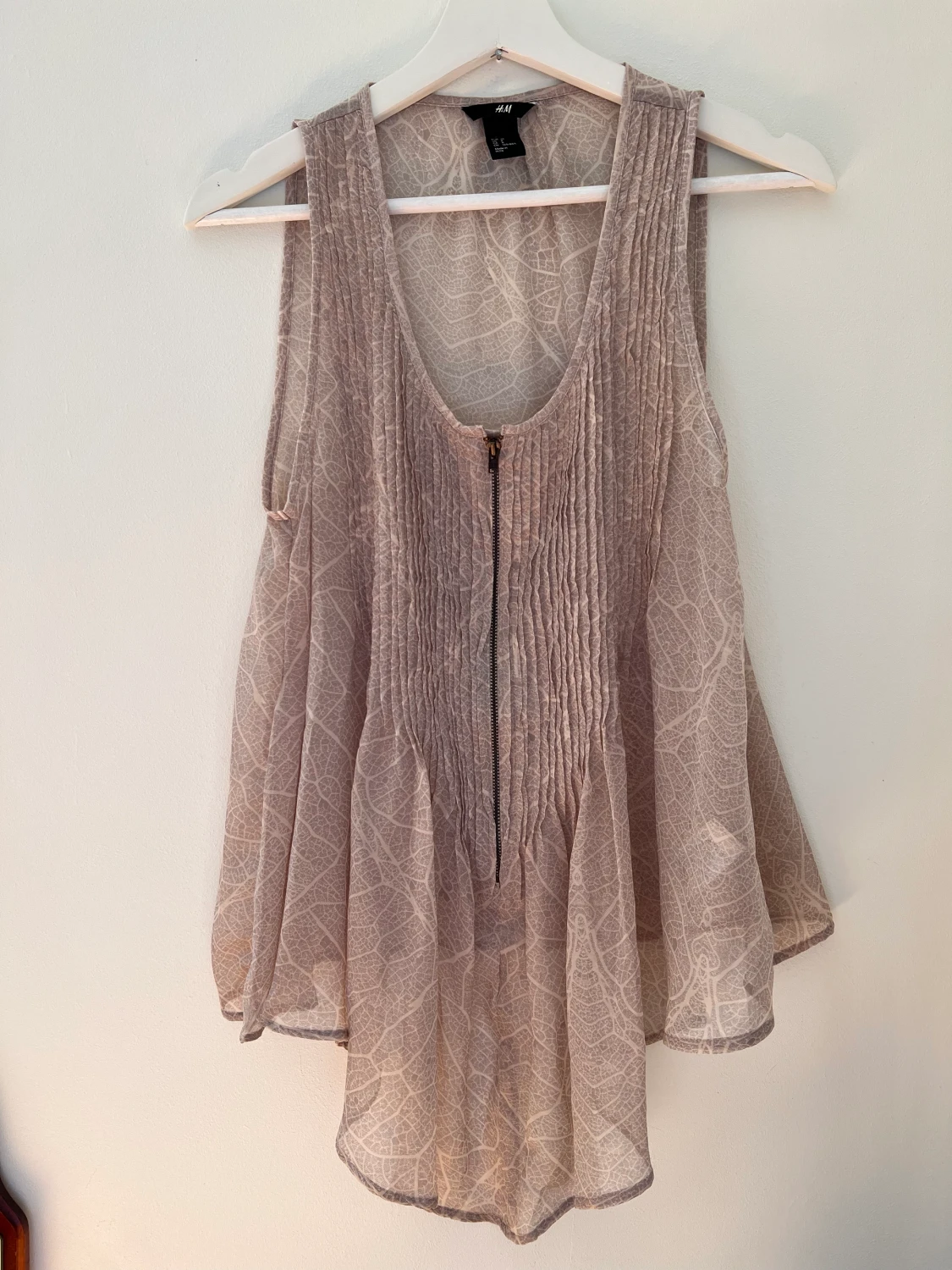 Topp i chiffong storlek 38/M