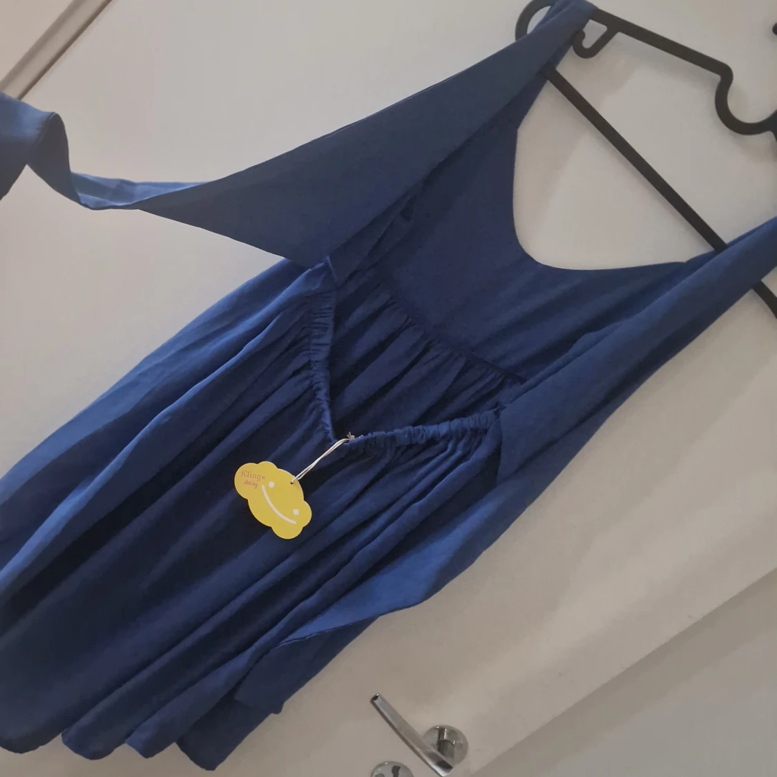 Blå miniklänning - 91