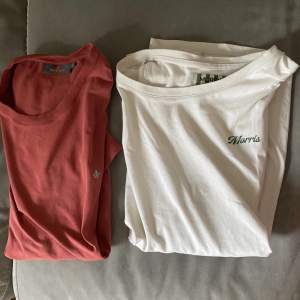 Två stycken Morris t-shirts har inte använts mycket. Storlek är L på båda