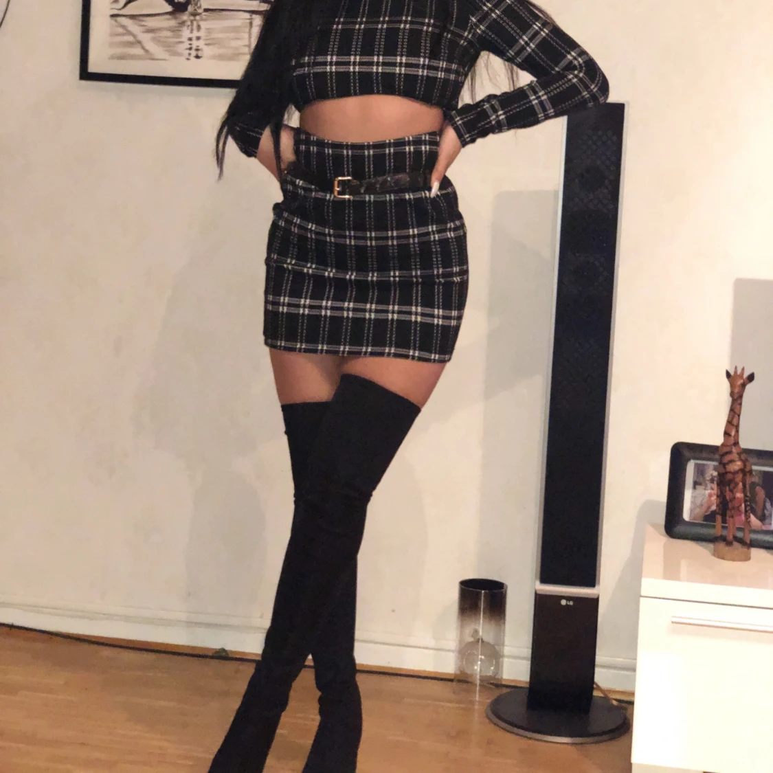 Over the knee klackskor