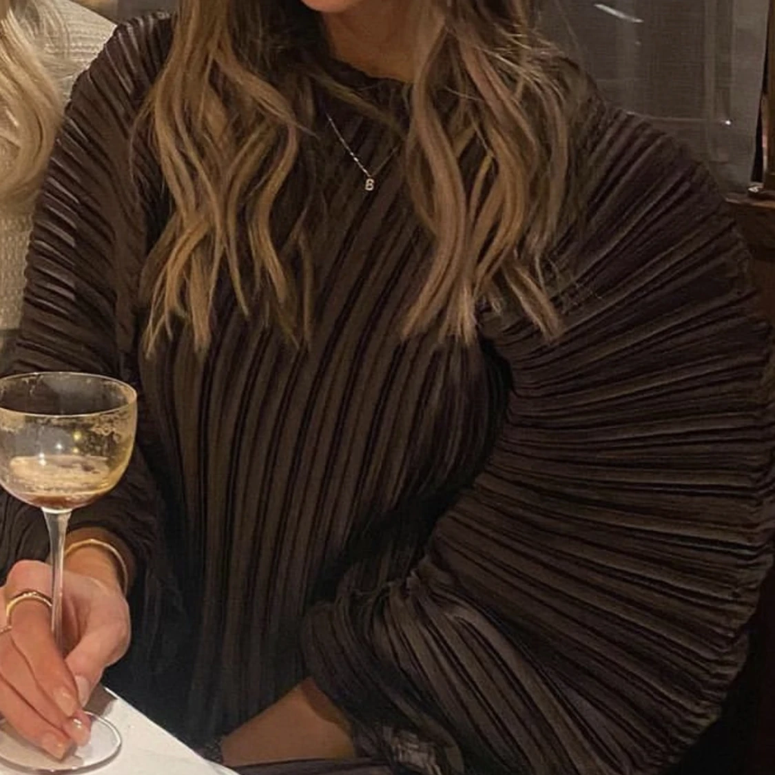 Blus med vida ärmar  - 91