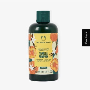 Vanilla Pumpkin tvål - Läs bio! Gamla designen! Vanilla pumpkin showergel från the bodyshop❤️Ca 70% kvar (se bild 3) och säljer då jag inte tyckte om doften🍁