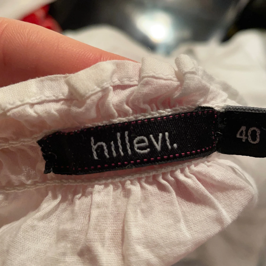 Drömig vit blus  - 90