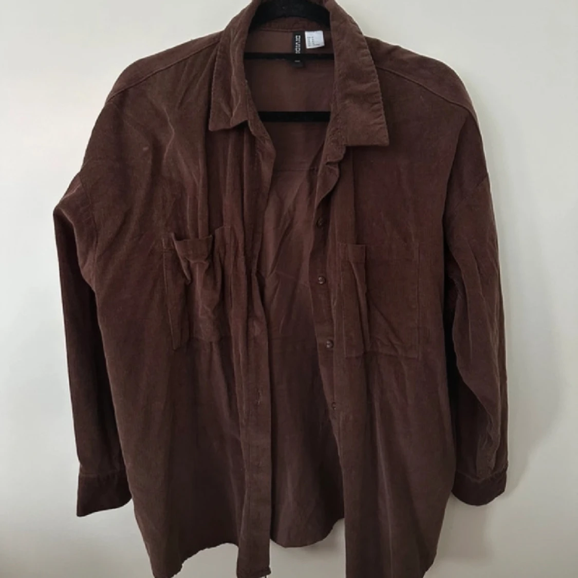 Brun manchesterskjorta  - 90