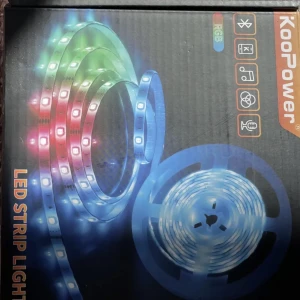 led-slingor  - Olika färger som kontrolleras med en fjärrkontroll! 