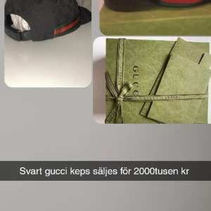 Gucci keps  - Svart fräsch keps äkta så klart mötes karlstad inga byten