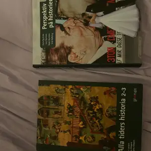 Alla böcker är helt i nyskick förutom Konsten att tala och skriva samt Perspektiv på historien. Perspektiv på historien har highlights i boken så att du vet, men är för övrigt i väldigt bra skick :) Pris per bok: 200kr Perspektiv på historien: 150kr