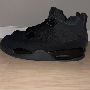 Jordan 4 black cats - Aldrig använda helt nya, jättesnygga skor som passar med allt. Säljer dom på grund av att dom inte passar mig. Finns ingen box