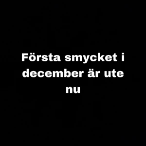 Nya produkter - Äntligen så är det första december och nu har mitt första smycke i december släppts.Kolla in det på min tiktok som står i min profil💕