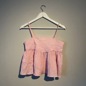 Söt topp - Söt rosa rutig topp