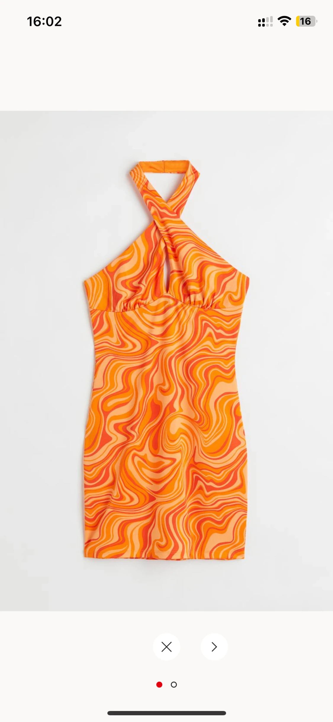 Halterneck klänning 