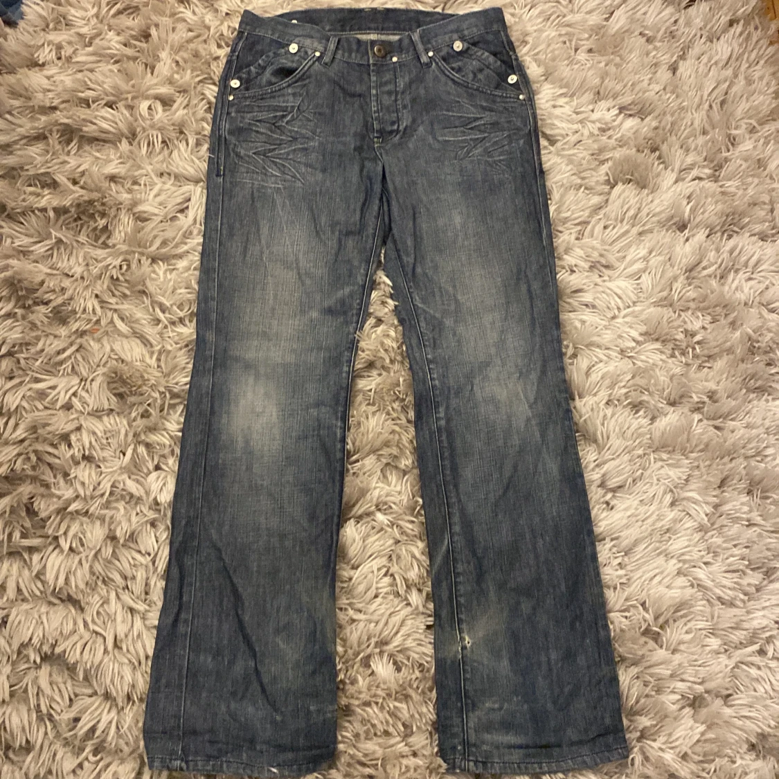 Mörk blåa Jack dawson jeans