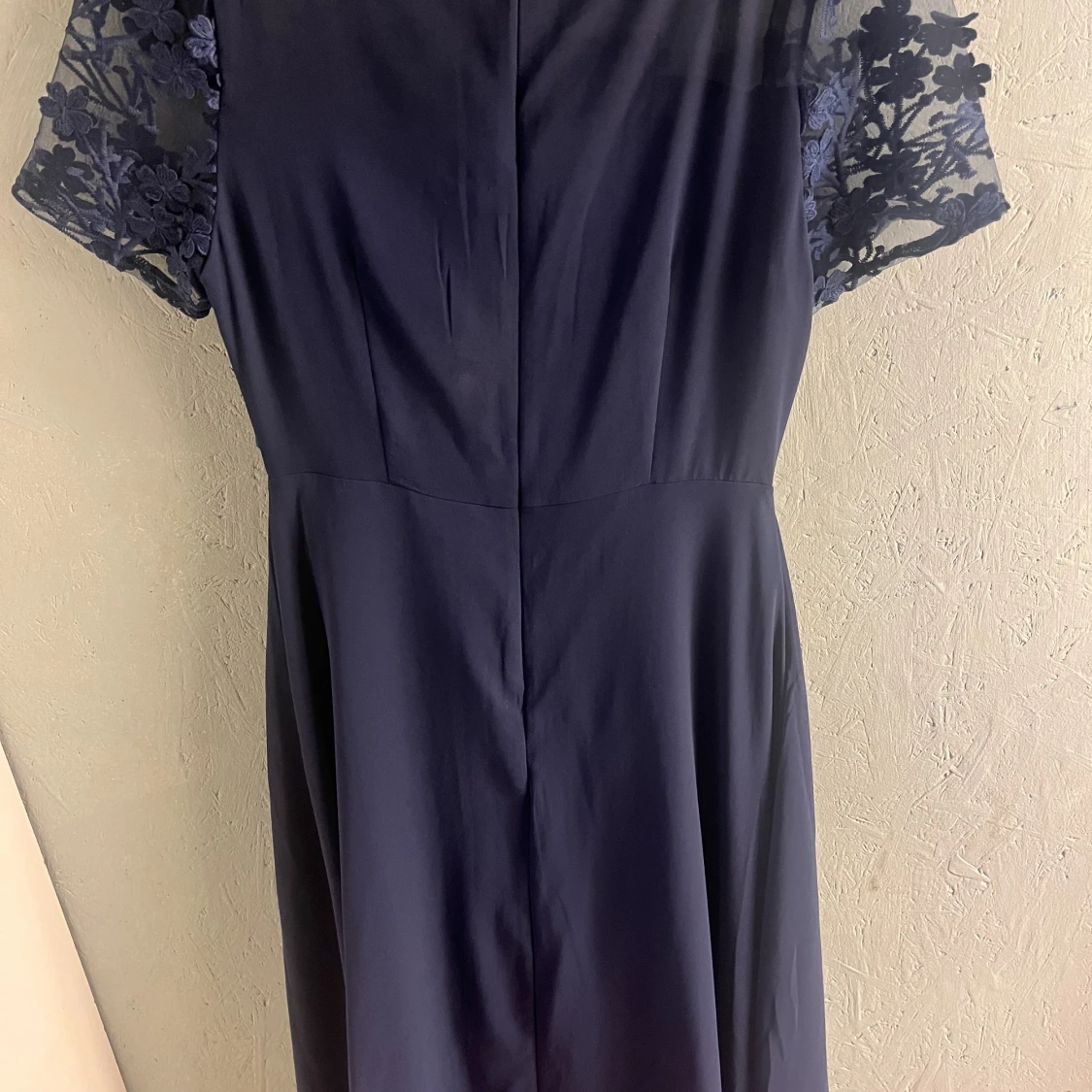 Marinblå klänning - 91