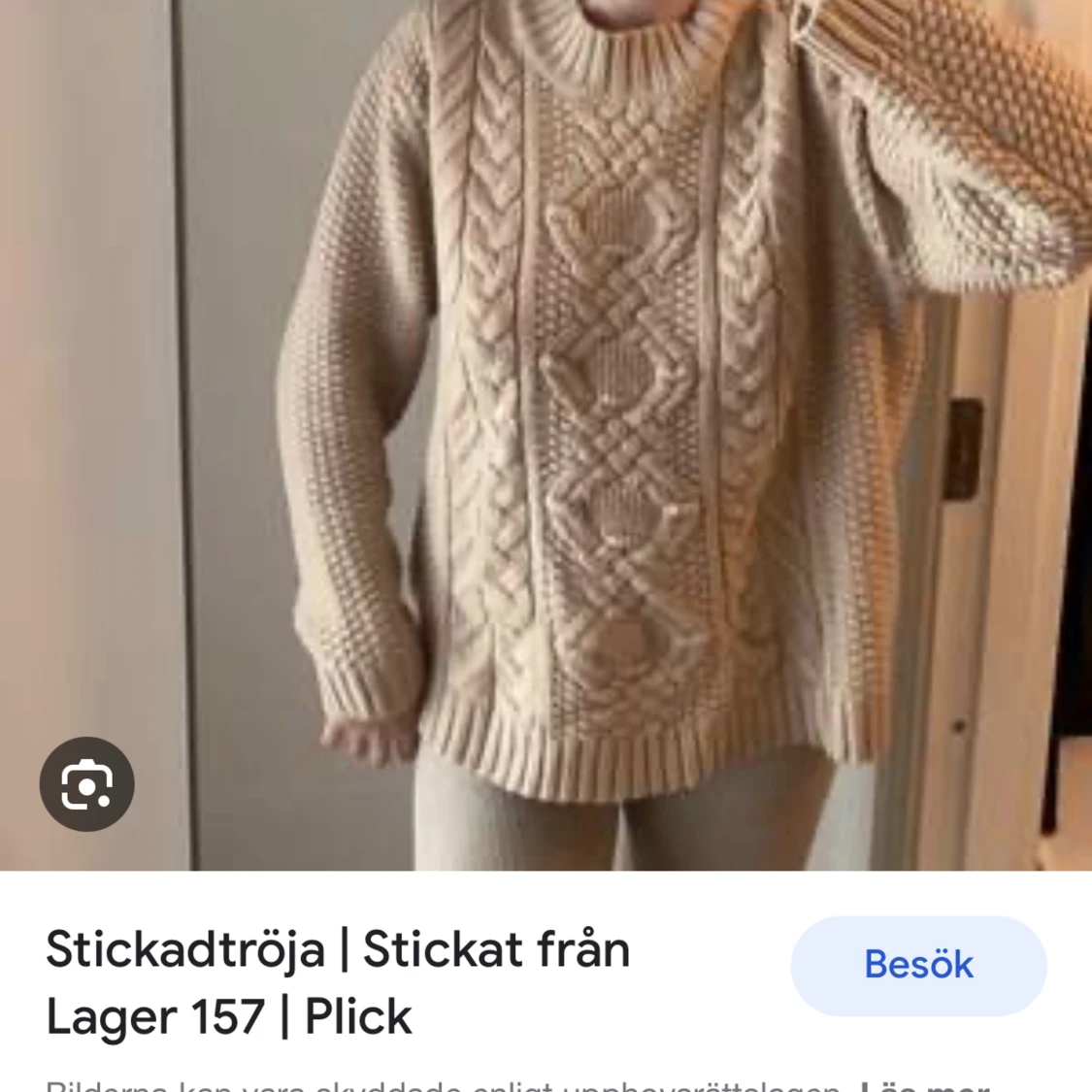 Svart stickad tröja🖤 - 90