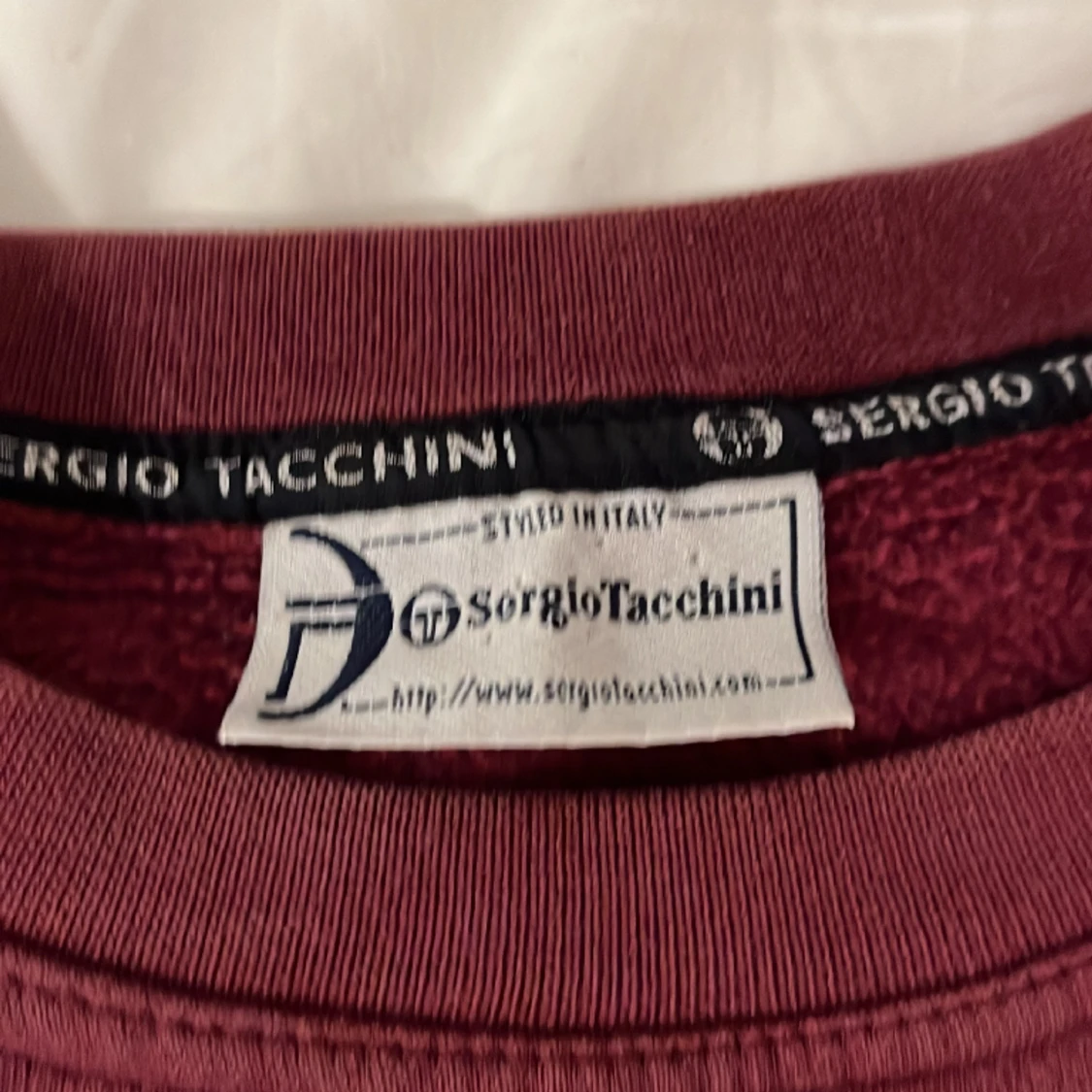 Röd sweatshirt  - 90