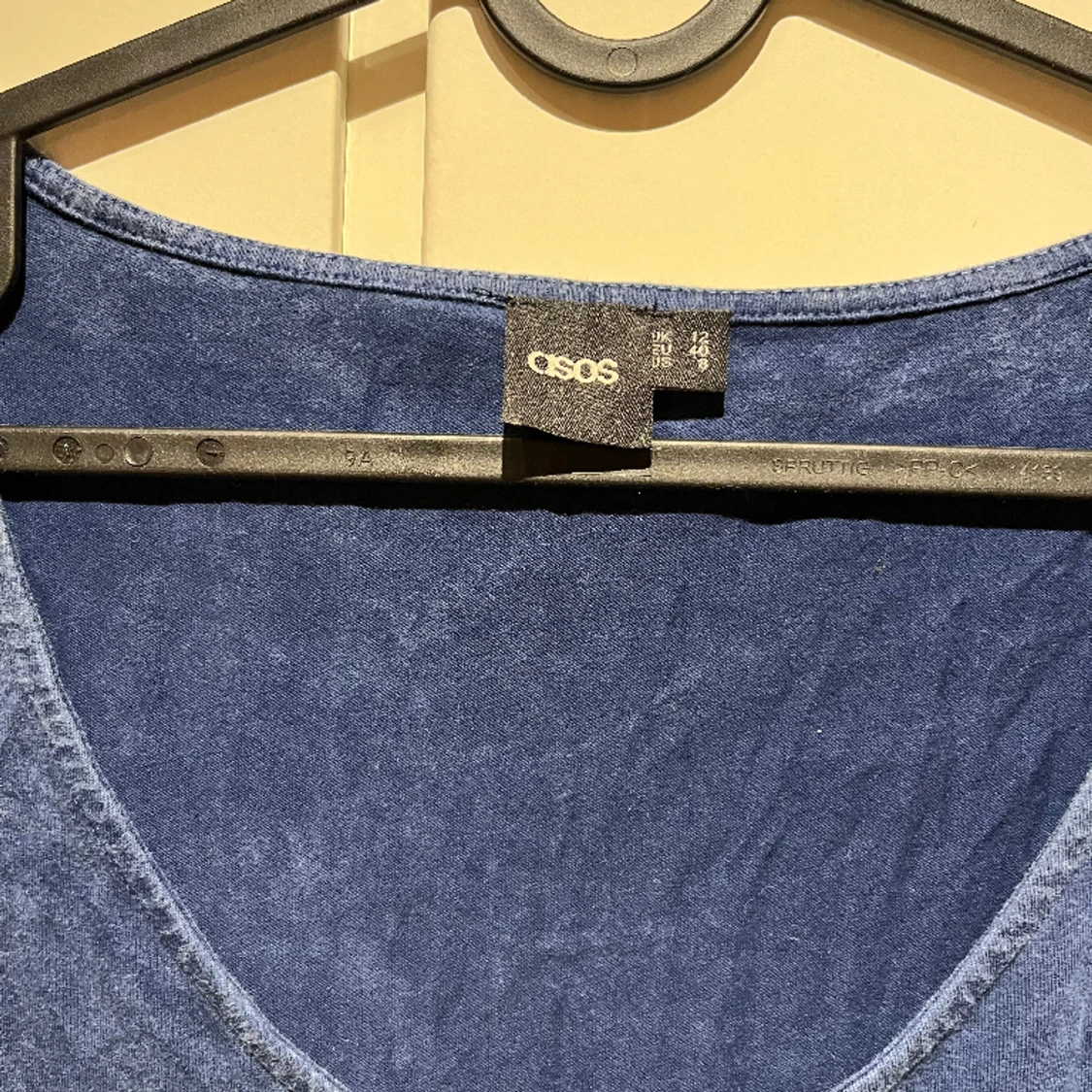 Blåmelerad klänning strl 40 / 12 - 90