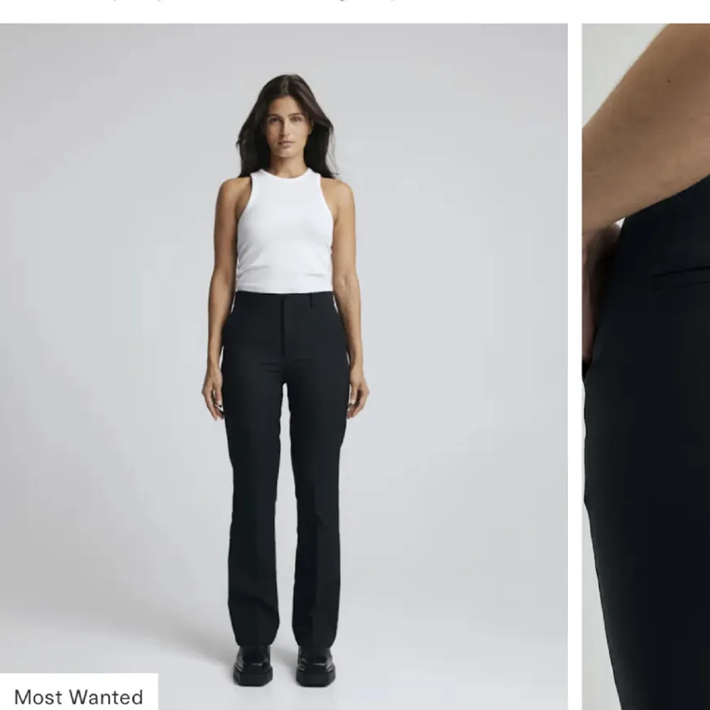 Svarta kostymbyxor från bikbok🫶🏼sparsamt använda . Jeans & Byxor.