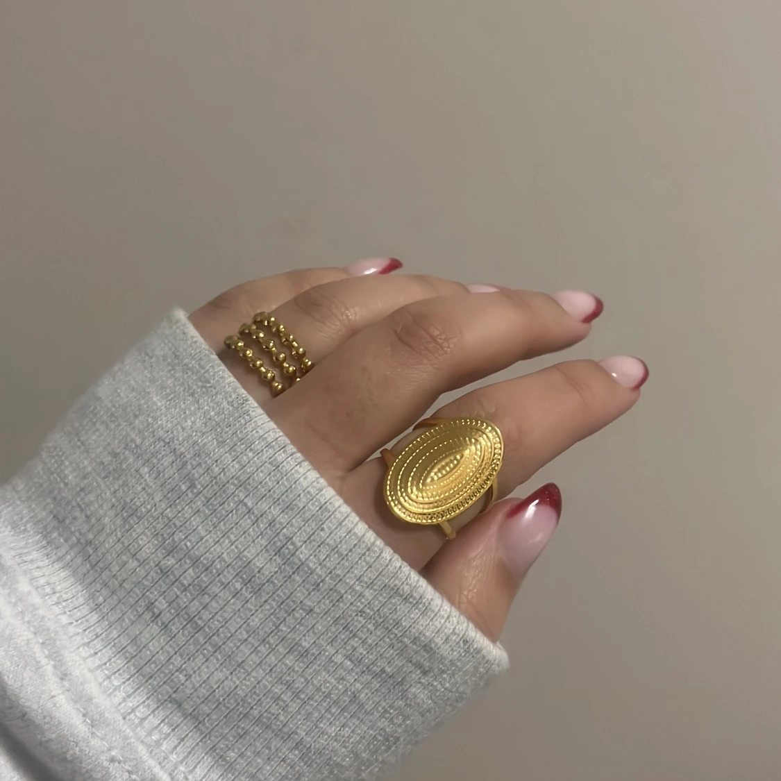 Ringar som är Justerbara i rostfrittstål ✨ - 91