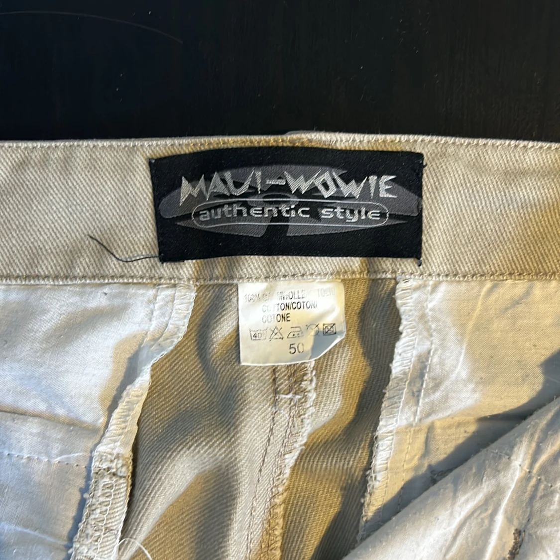 Beige cargo pants - 91