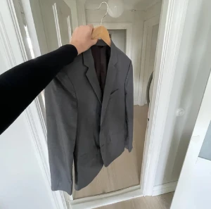 Vintage kavaj - Grå vintage kavaj