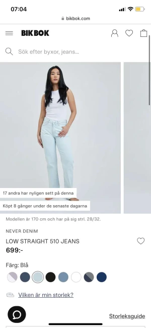 Bikbok jeans - Säljer dessa lågmidjade jeans ifrån bikbok son jag bara anvönt 4 ggr. Storlek w25 L30/32 De är köpta flr 700 Hör av er om ni vill ha egna bilder