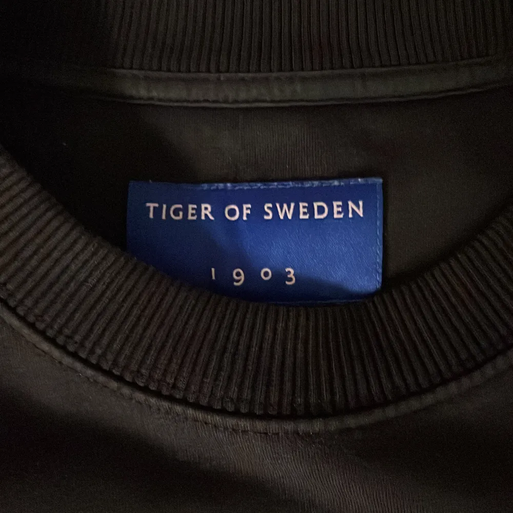 Stilig tiger of Sweden sweatshirt, små slicka detaljer, normal passform och skönt material. Köpt för 1800kr knappt använd.. Hoodies.