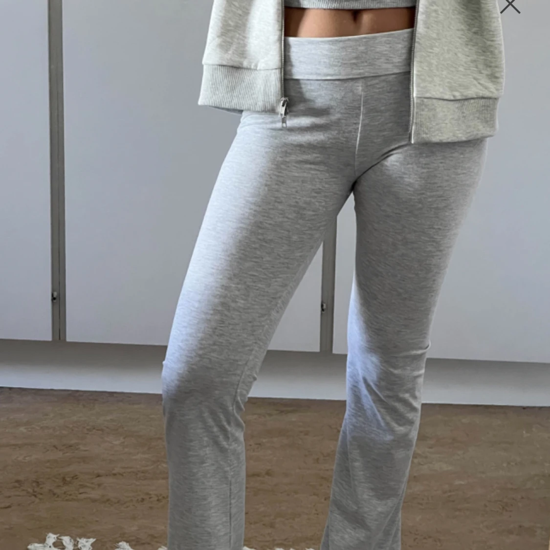 Grå yoga pants - 90