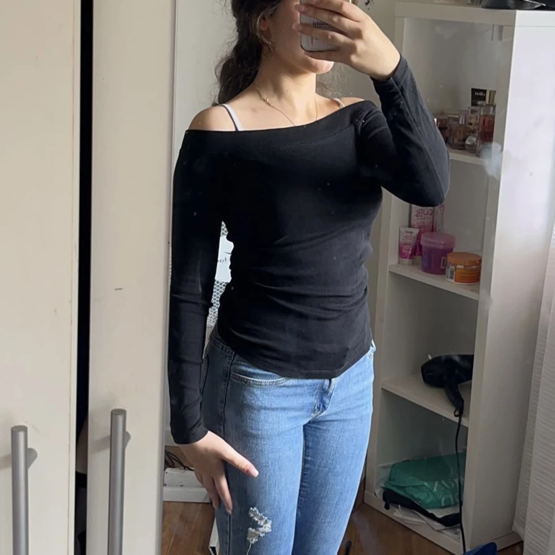 Offshoulder topp - 90
