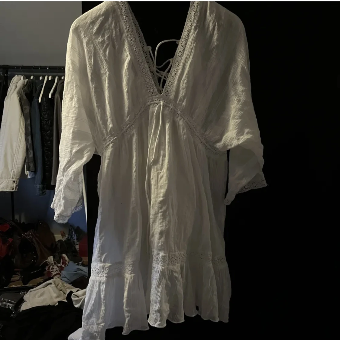 Superfin vit sommarklänning 💞