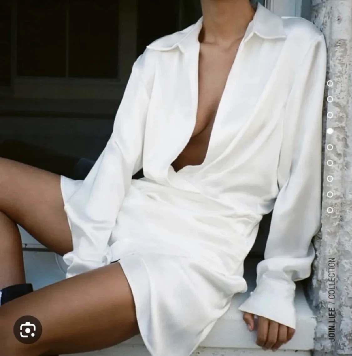 Satin klänning  - 90