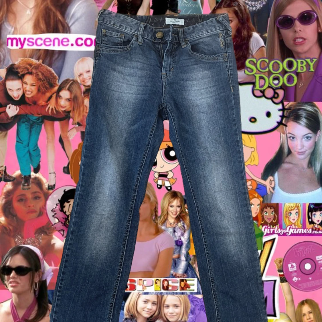 Straight lågmidjade Tom Taylor Jeans