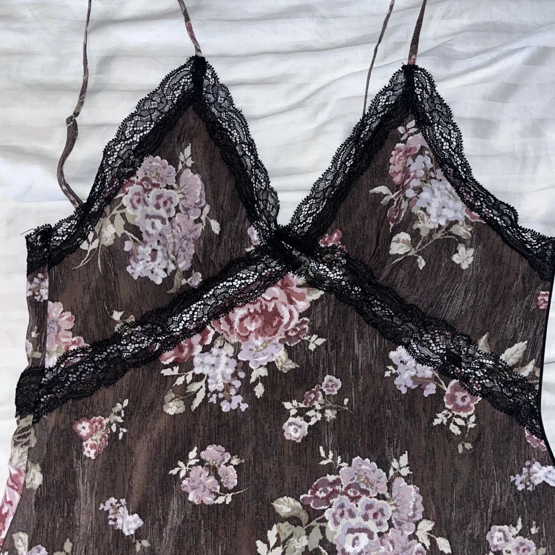 Blommig långklänning  - 90