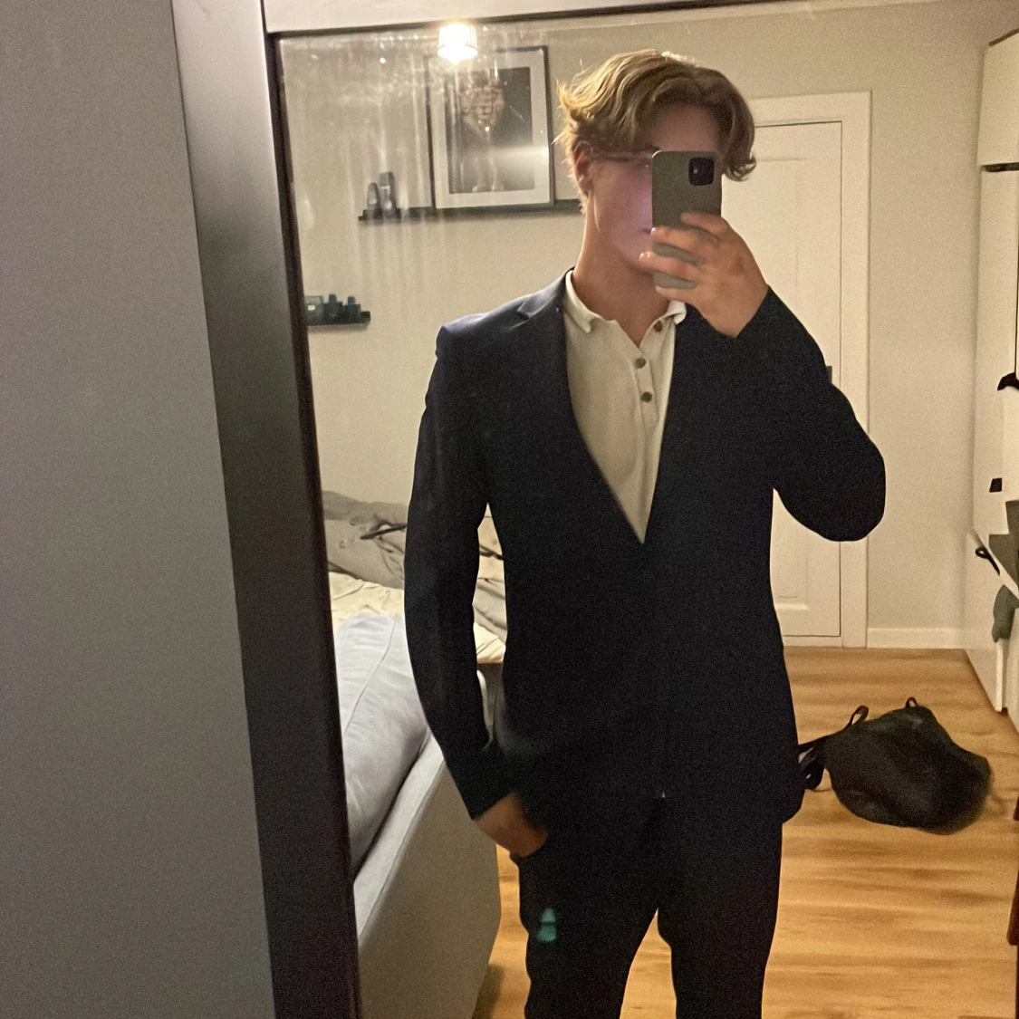 Mörkblå kavaj - 91