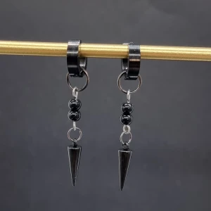 Handgjorda örhängen  - Handgjorda unik örhängen ●Material- rostfritt stål  ●Gjord i bra kvalitet 💎Örhängeskrokar -100% rostfritt stål . Nickel fri.☆☆☆Längd - 5cm [Frakt 15kr]