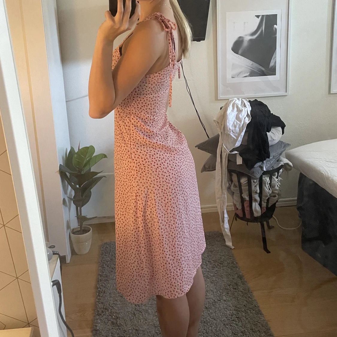 Rosa sommarklänning  - 90