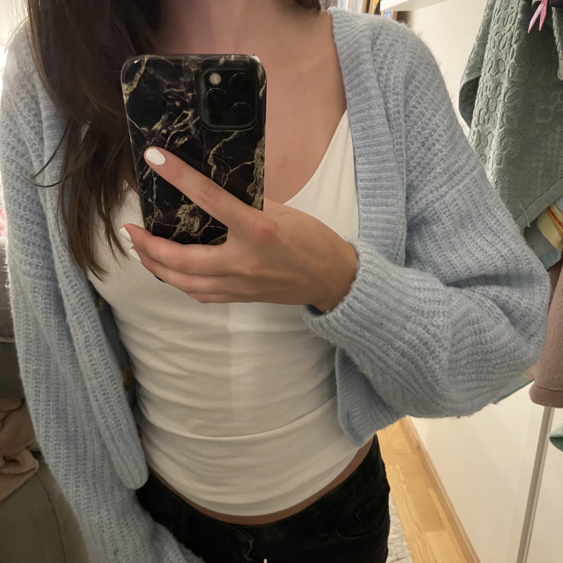 Stickad kofta🩵 - 90