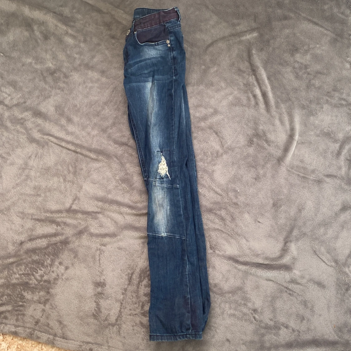 Mörkblåa Byxor - 91