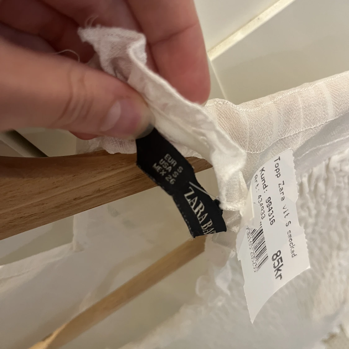 Vit Blus från Zara  - 91