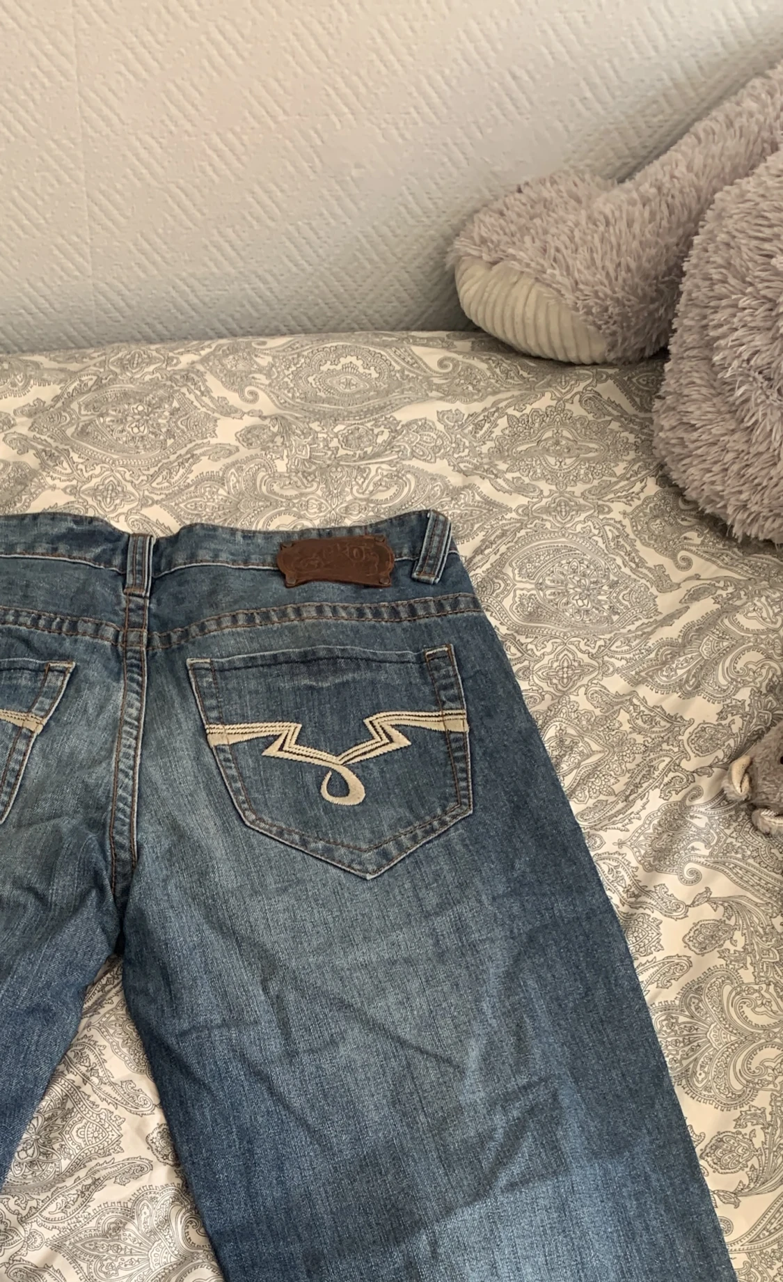 Jeans med mönster  - 90