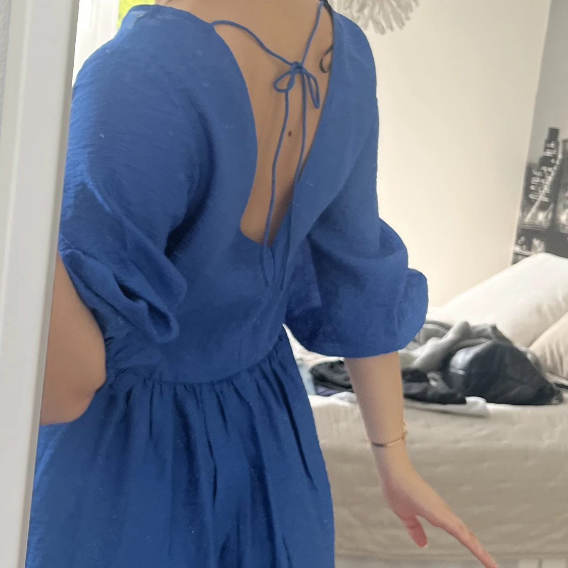 Blå klänning - 90