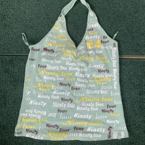 teal halterneck topp - söt topp