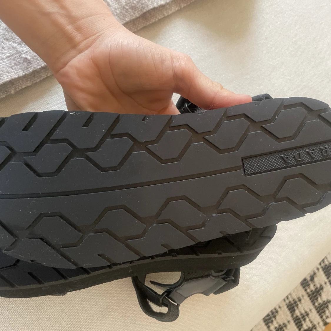 PRADA sporty nylon strap sandals - 91