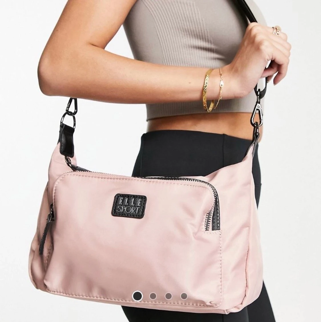 ELLE sport rosa axelväska